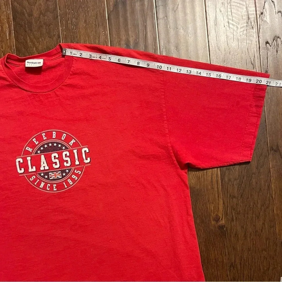Vintage Reebok Classic Spell Out Short Sleeve Shirt - Picture 7 of 10
